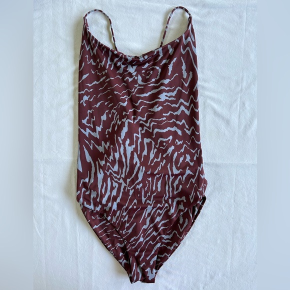 MADEWELL Spaghetti Strap 1pc Swimsuit - Picture 1 of 4